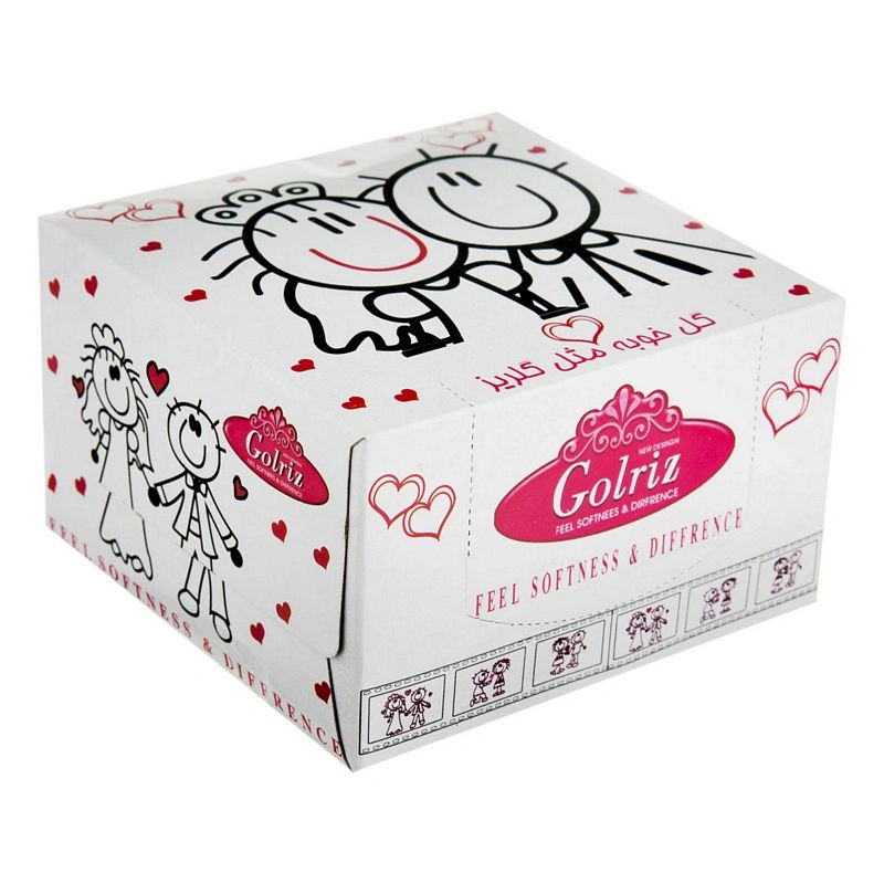 دستمال کوکتل50برگ دولایه گلریز