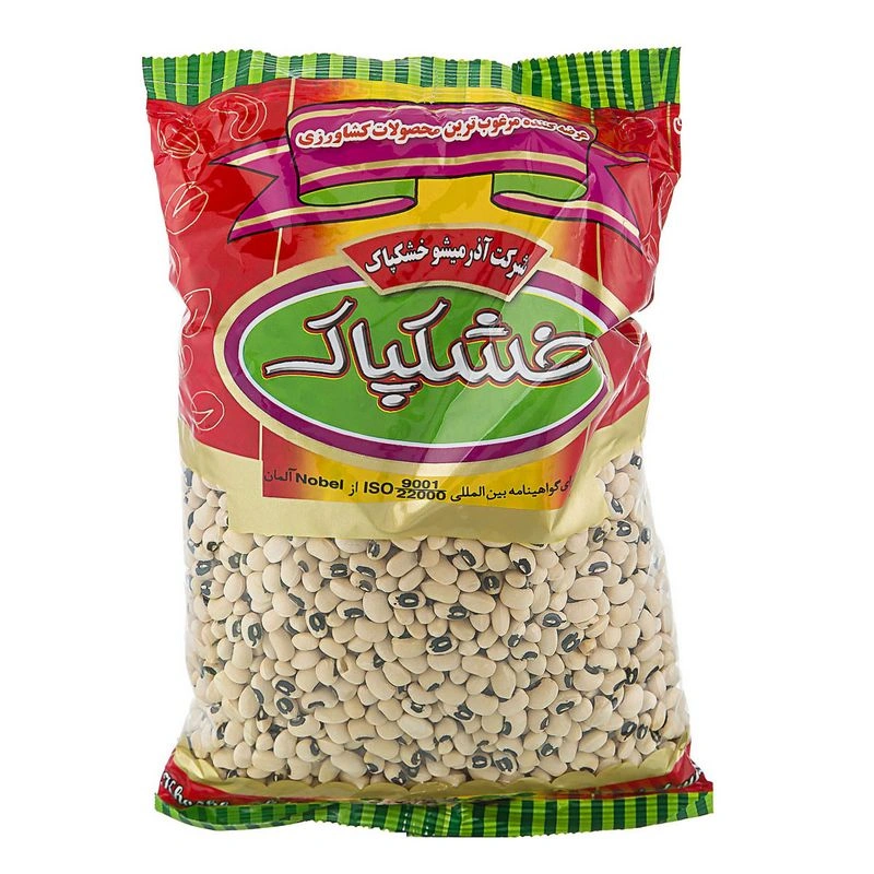 لوبیا چشم بلبلی 900 گرم سلفون خشکپاک