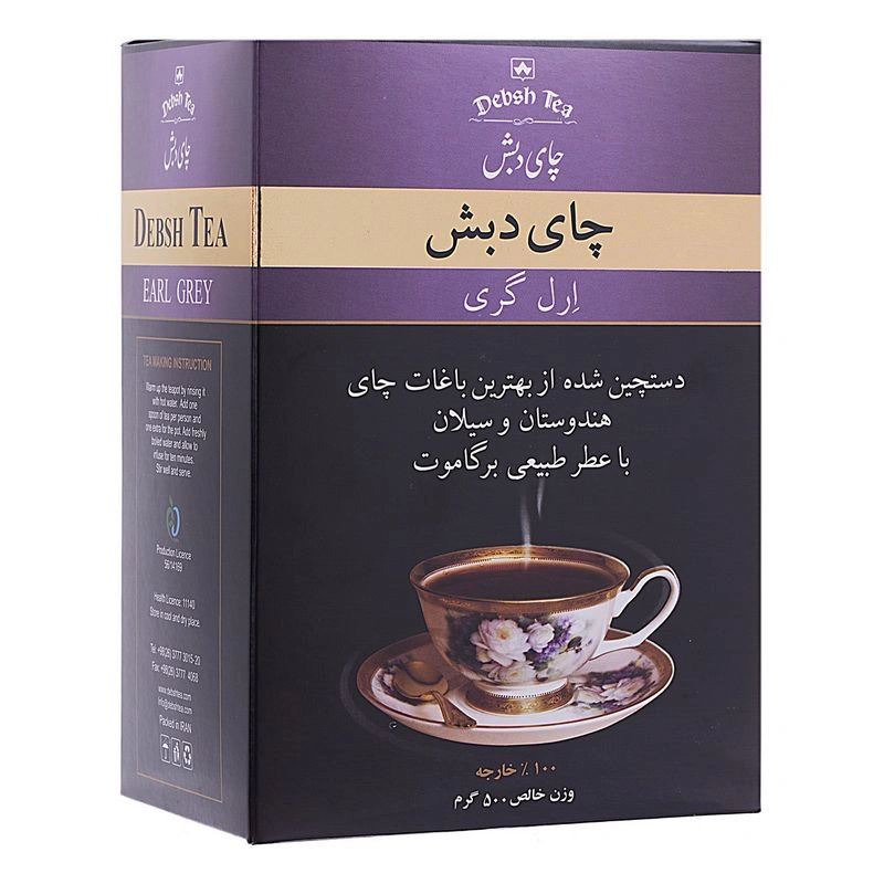 چای دبش 500گرم ارل گری