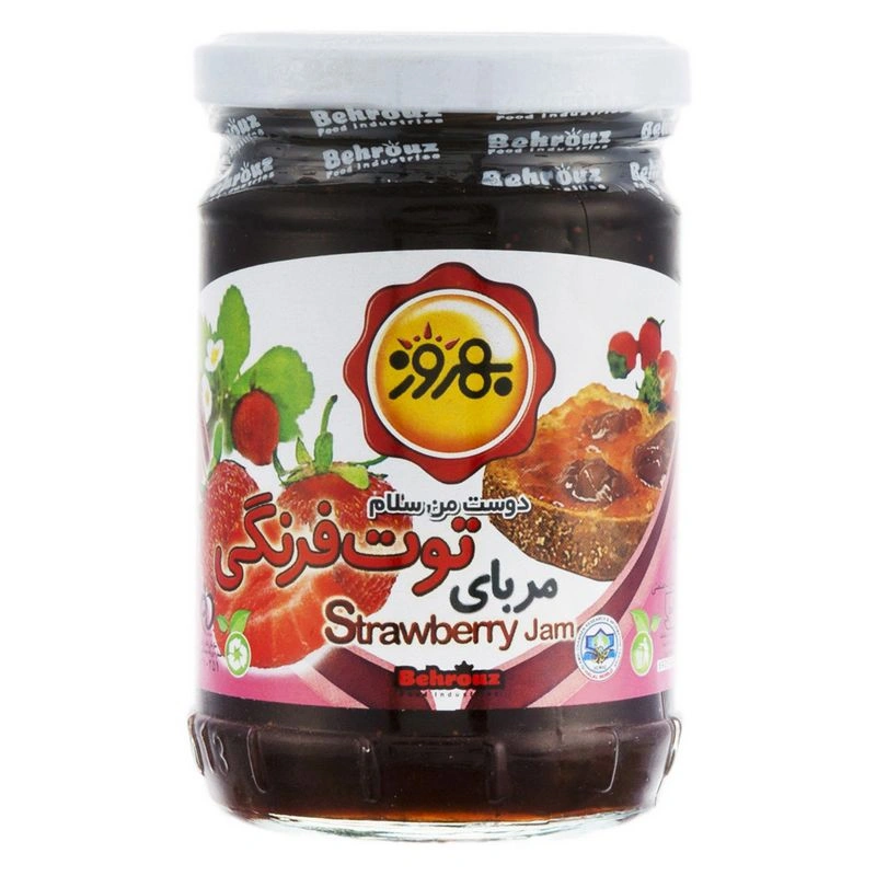 مربای توت فرنگی 320 گرمی بهروز