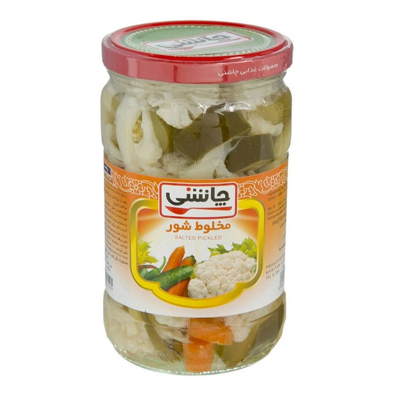 ترشی مخلوط شور670گ چاشنی