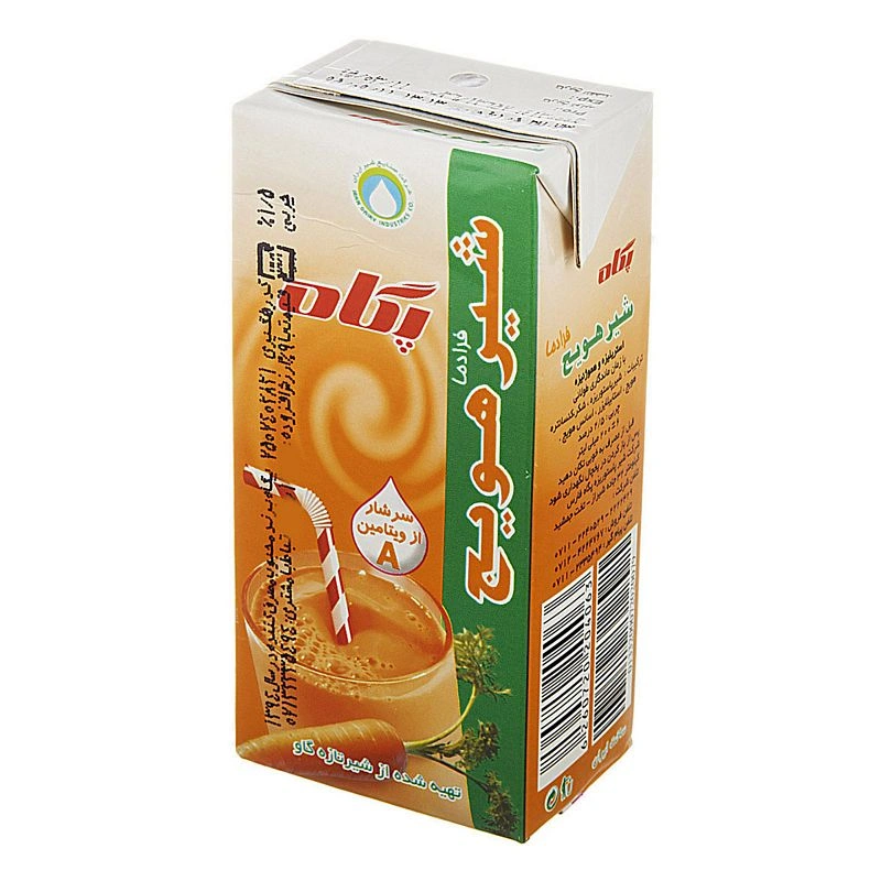 شیر هویج200میلی پگاه