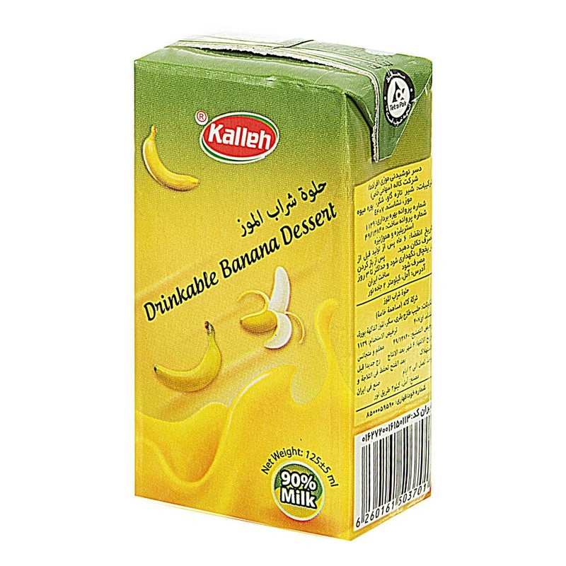 دسر نوشیدنی موزی 125میلی کاله