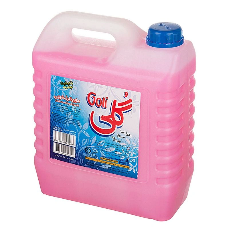 مایع ظرفشویی 4 لیتری گلی صورتی