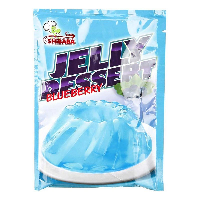 پودر ژله ساشه 100گرم بلوبری شیبابا