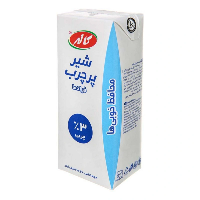 شیر فرادما پرچرب 3٪ 200میل کاله