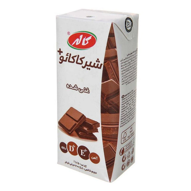 شیر کاکائو فرادما غنی شده  200میل کاله