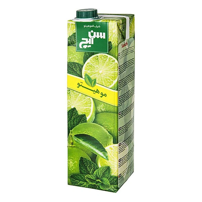 نوشیدنی بدون گاز لیمو نعناع 1 لیتری سن ایچ