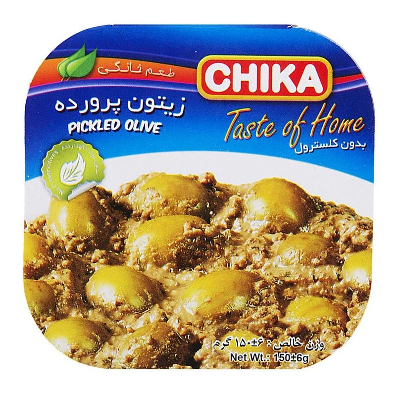 زیتون پرورده 150گ چیکا