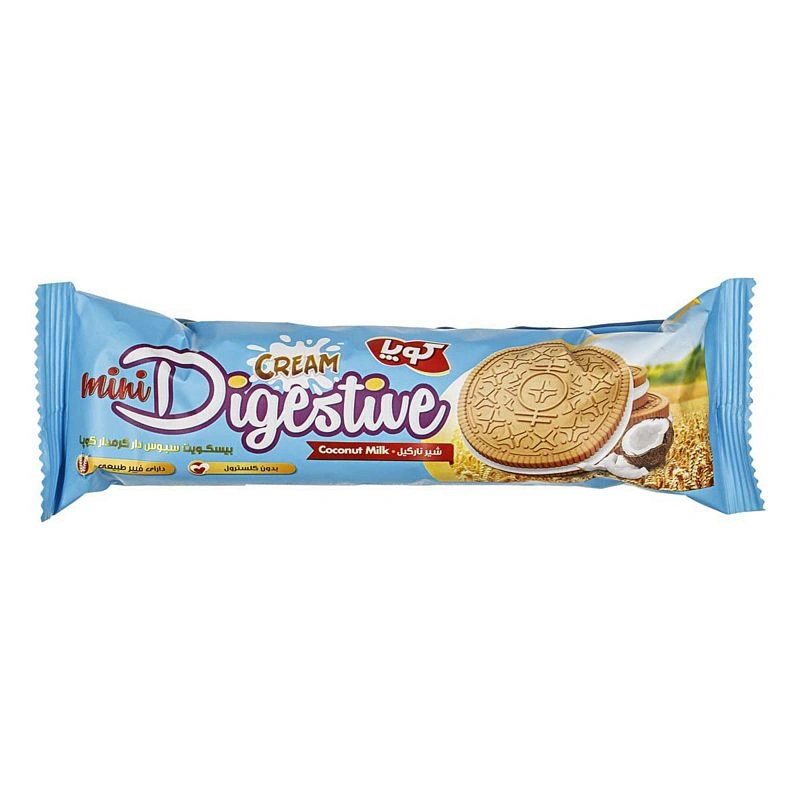 بیسکوییت سبوسدار کرمدار نارگیلی کوپا