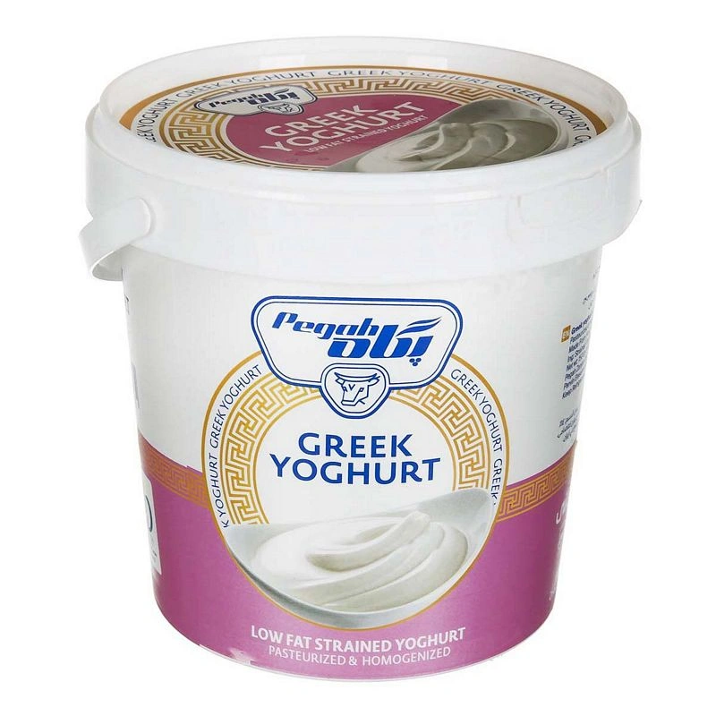 ماست چکیده طعم دار یونانی کم چرب 1500گ پگاه