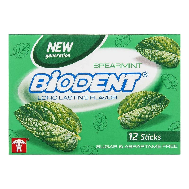 آدامس مینی استیک بدون شکر نعنا بایودنت