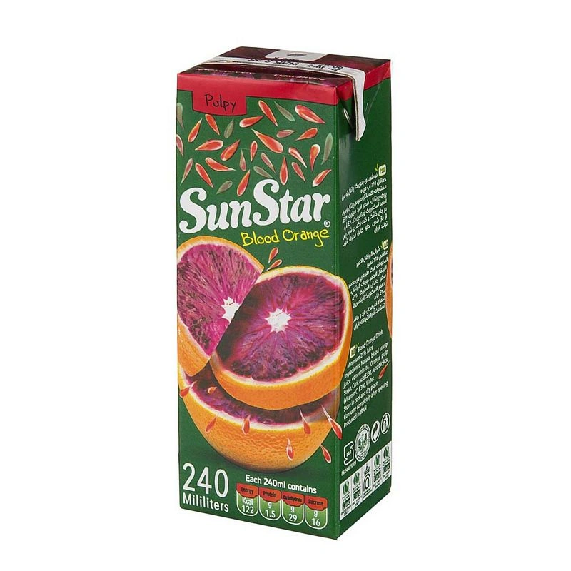 نوشیدنی پرتقال توسرخ پالپی 240میل سان استار