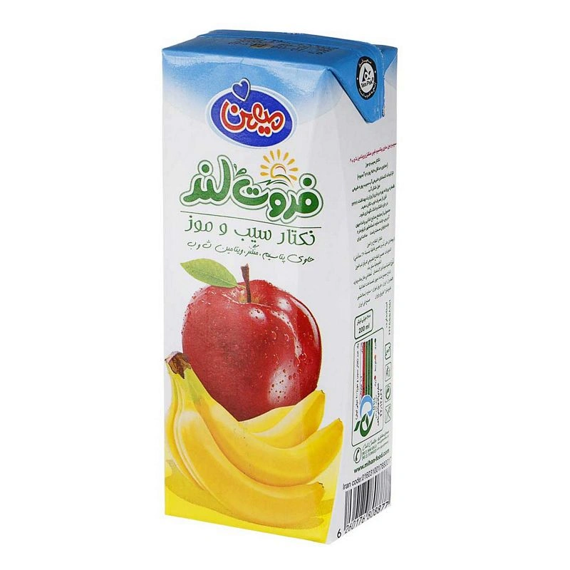 نکتار سیب و موز 200 سی سی فروت لند میهن