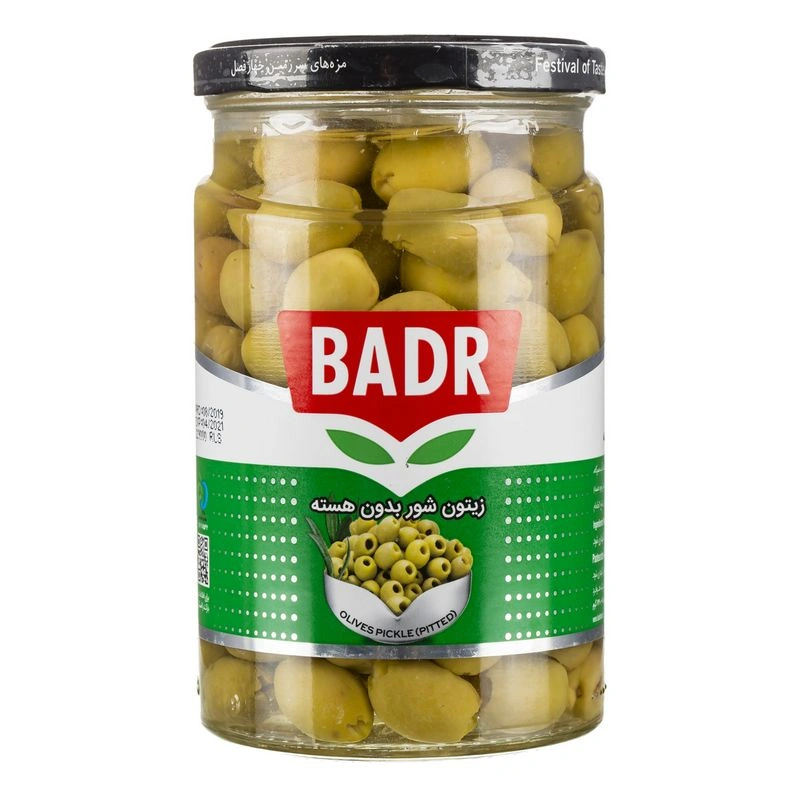 زیتون شور بدون هسته بدر