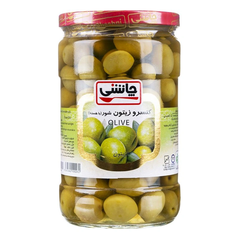 کنسرو زیتون شورباهسته چاشنی