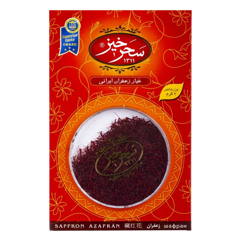 زعفران سرگل ممتاز 3گرم سحرخیز