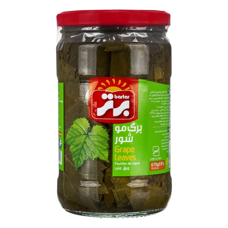 برگ مو شور 670 گرمی برتر