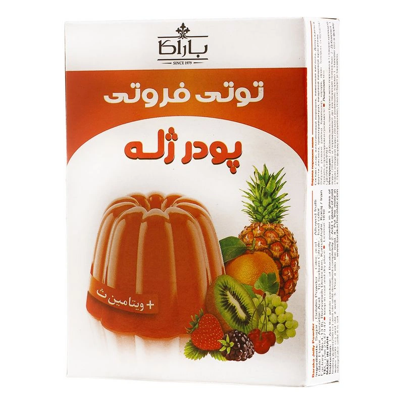 پودر ژله توتی فروتی باراکا