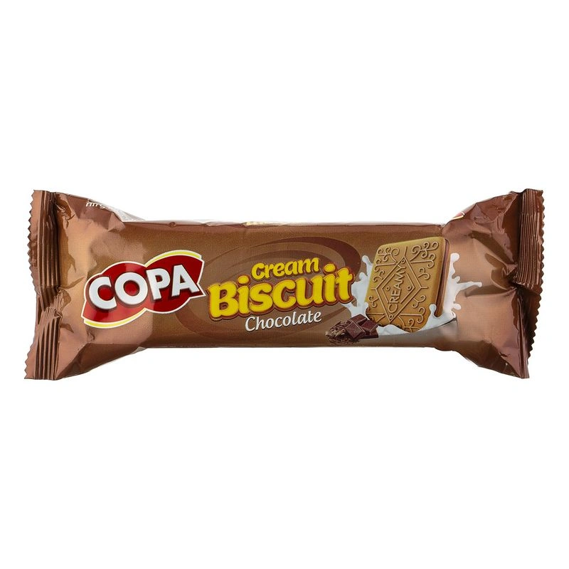 بیسکویت کرمدار کاکائویی 100گ کوپا