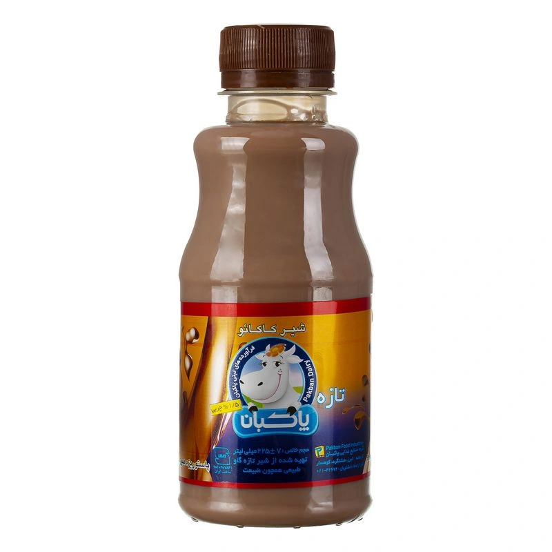 شیر کاکائو بطری 225 سی سی پاکبان