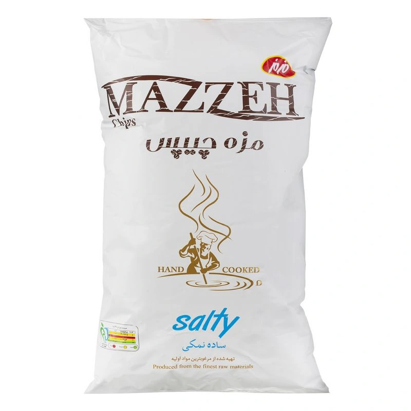 مزه چیپس الگانس ساده نمکی  120گرم مزمز