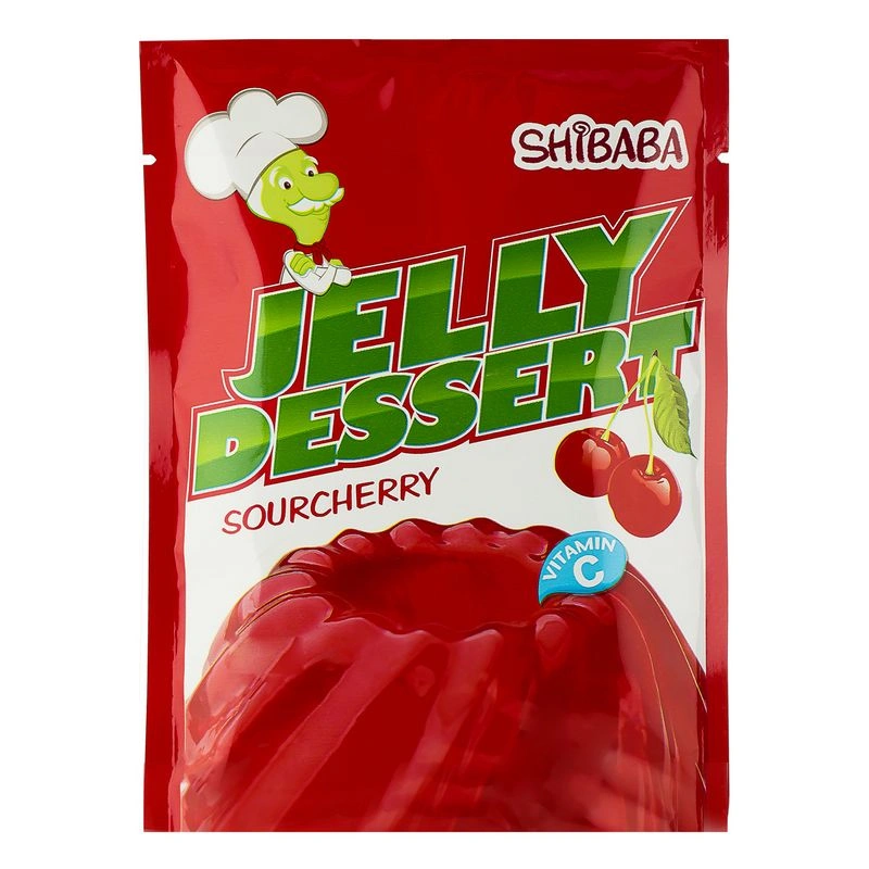 پودر ژله ساشه 100گرم آلبالو شیبابا