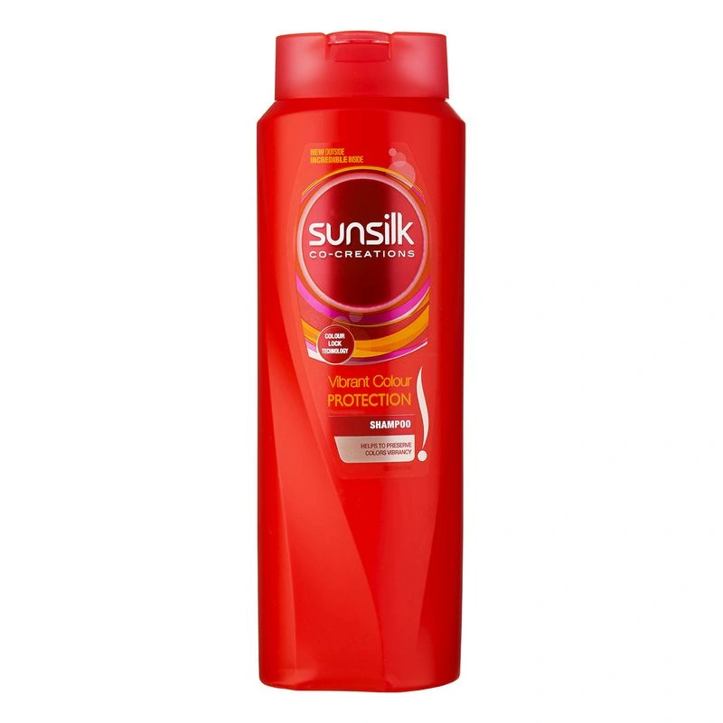 شامپو سانسیلک قرمزموهای رنگ شده