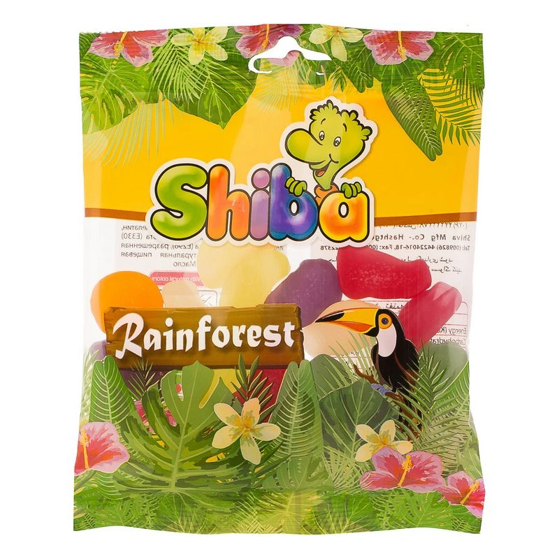 پاستیل 90گرم میوه های گرمسیری شیبا