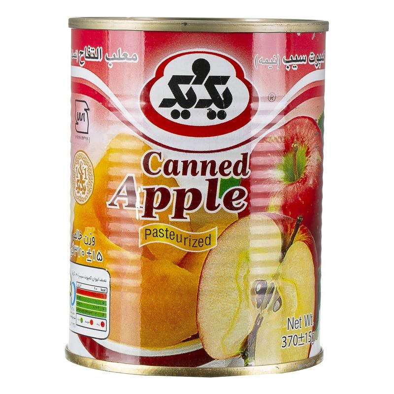 کمپوت سیب نیمه 370گ یک ویک