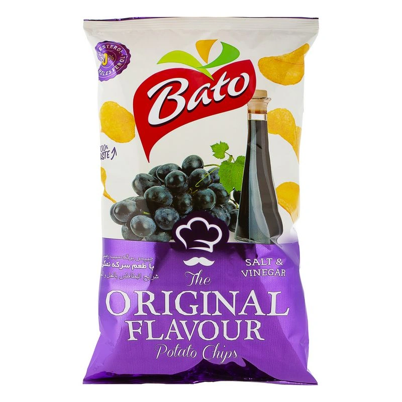 چیپس سرکه نمکی 90گ باتو