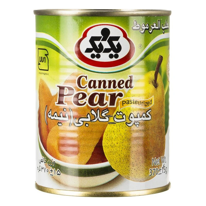 کمپوت گلابی یک ویک 370گ