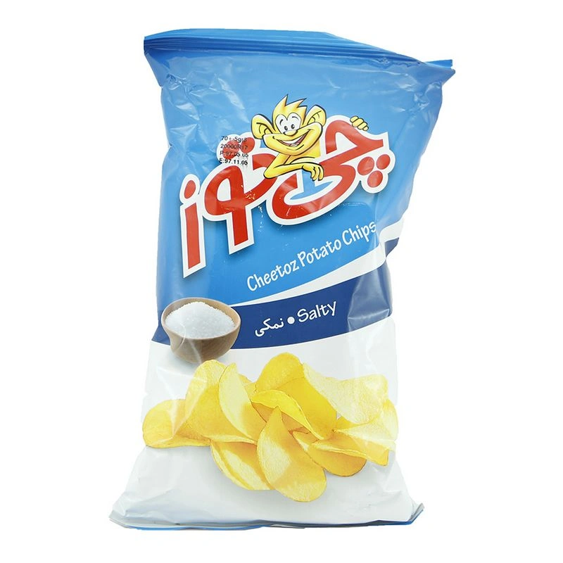 چیپس سیب زمینی نمکی متوسط چی توز