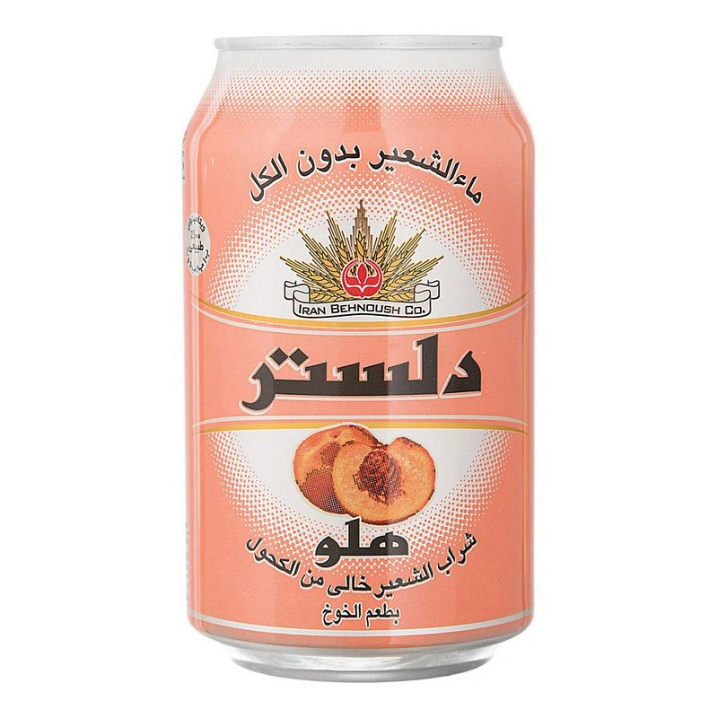 دلستر قوطی هلو 330 سی سی بهنوش