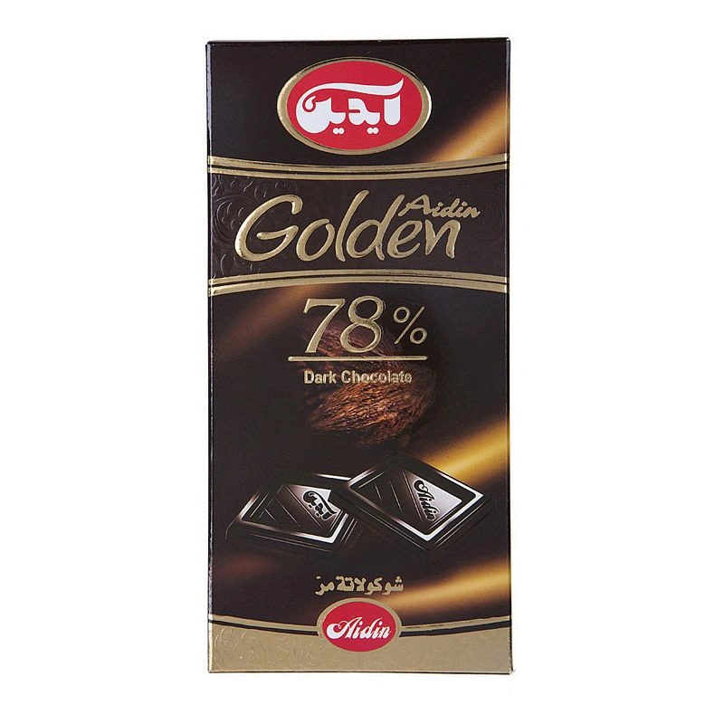 شکلات تلخ 78% 100گرم گلدن آیدین