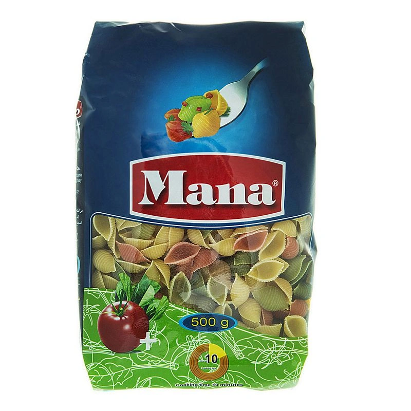 پاستا فرمی گوش ماهی سبزیجات 500گرم مانا