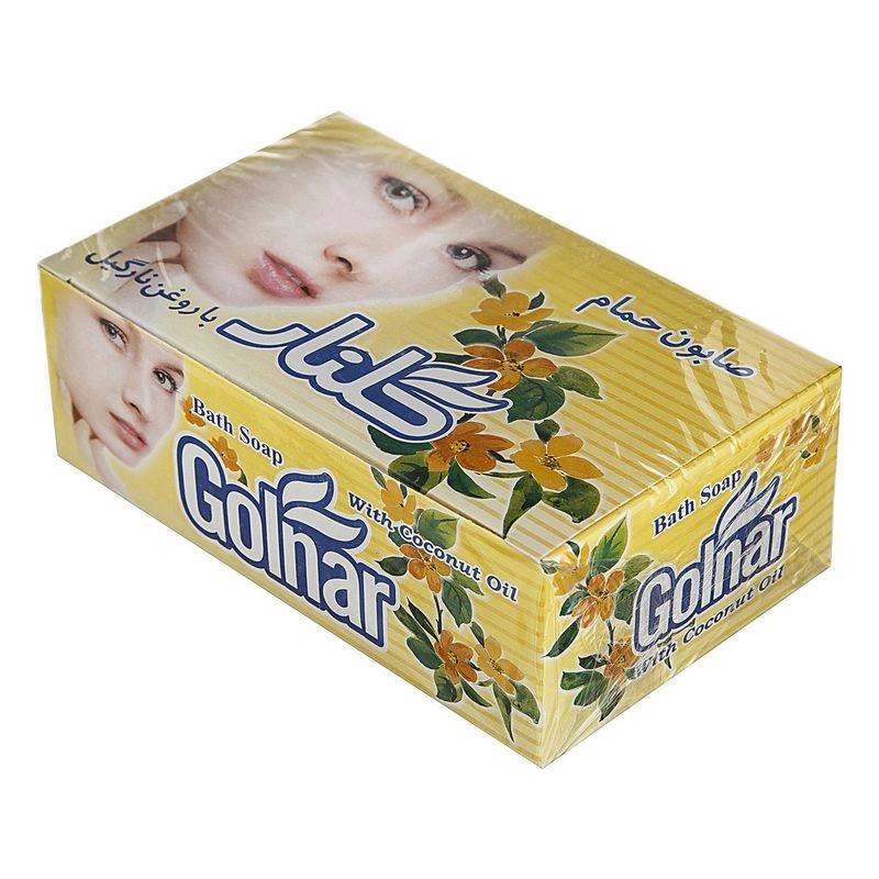 صابون حمام زردگلنار6تایی