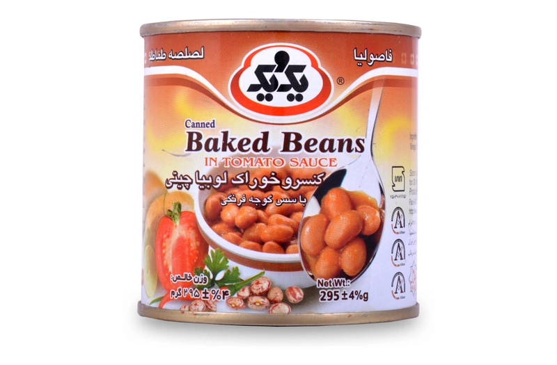 کنسرو لوبیا چیتی یک و یک