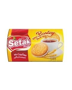 بیسکویت جو سبوسدار با کرم ستاک