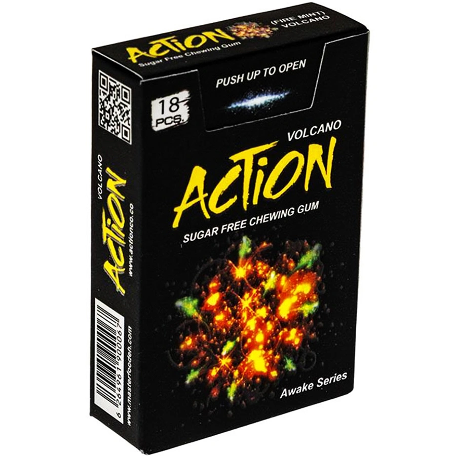 آدامس کافئین نعنافلفلی اکشن