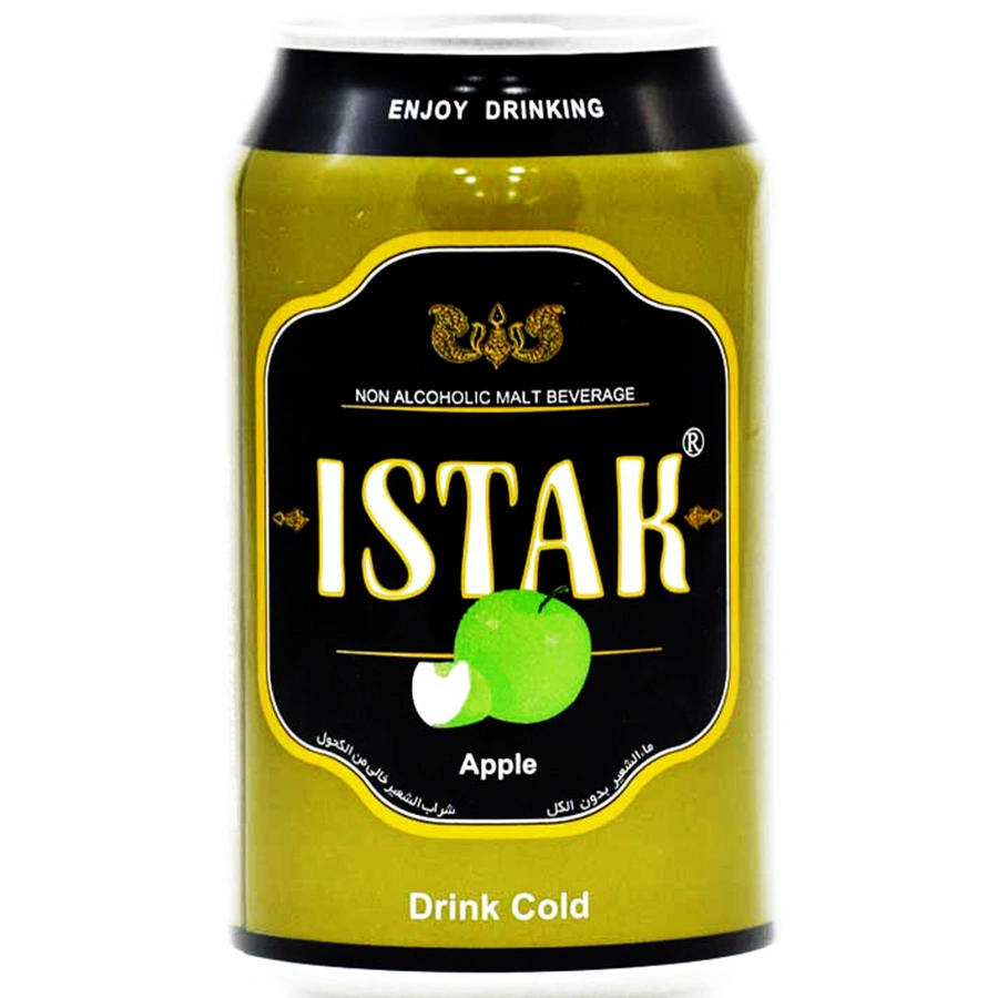 ماءالشعیر قوطی ایستک سیب 330 سی سی