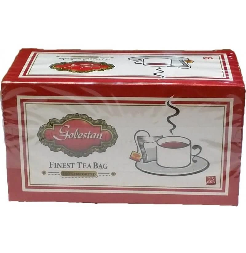 چای سیاه کیسه ای 25عددی گلستان