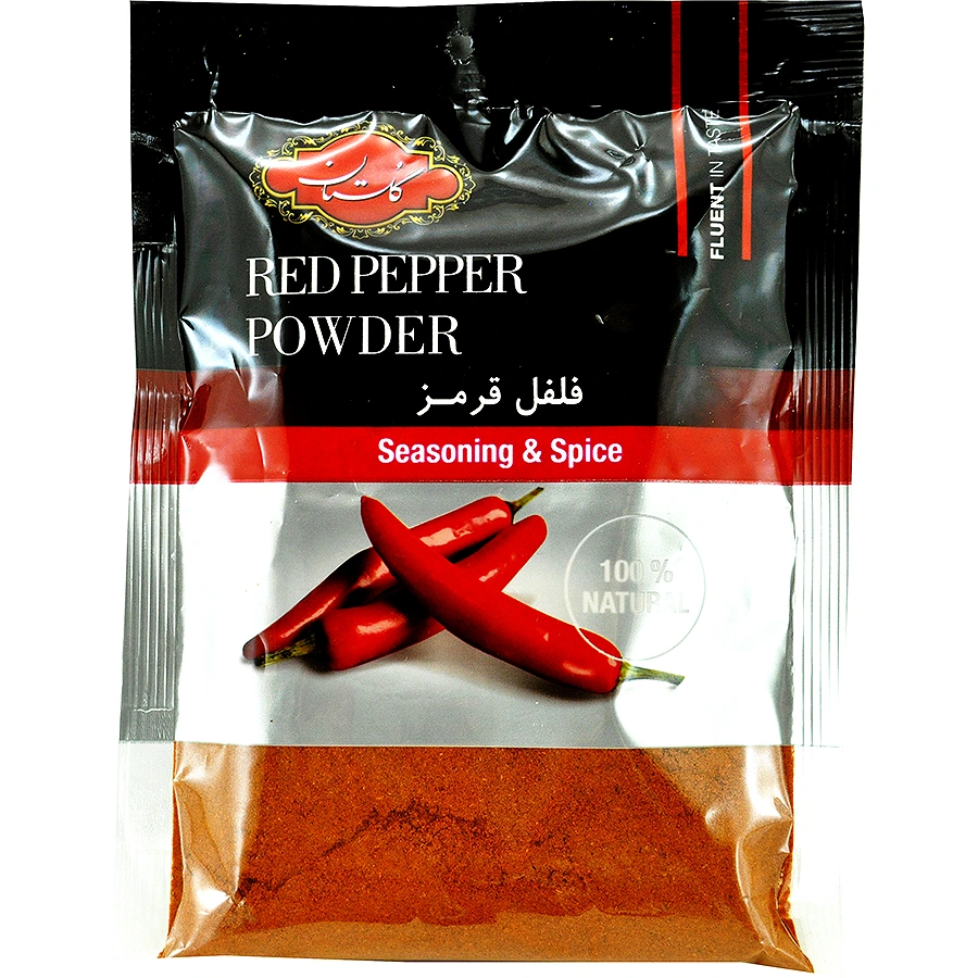 فلفل قرمز سلفونی 75 گرمی گلستان
