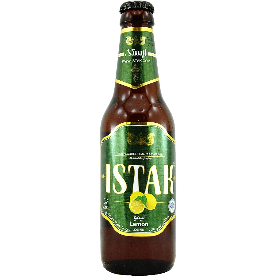 ماءالشعیرشیشه ایستک 330cc لیمو