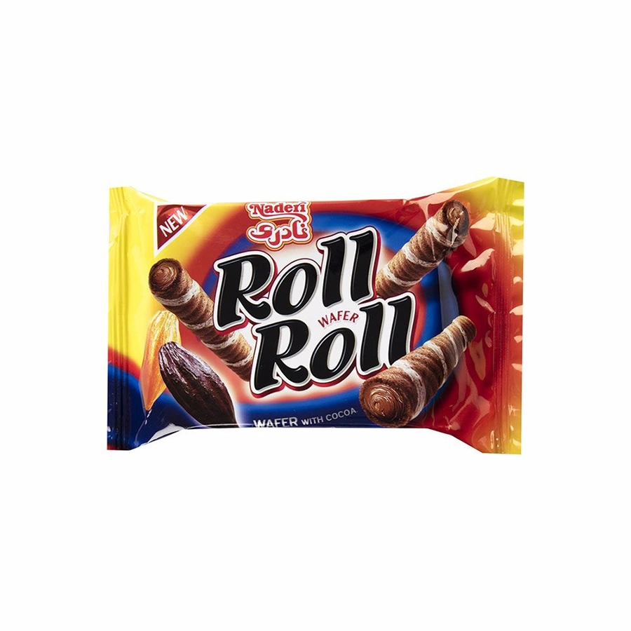 ویفر رول با مغزی کرم کاکائو