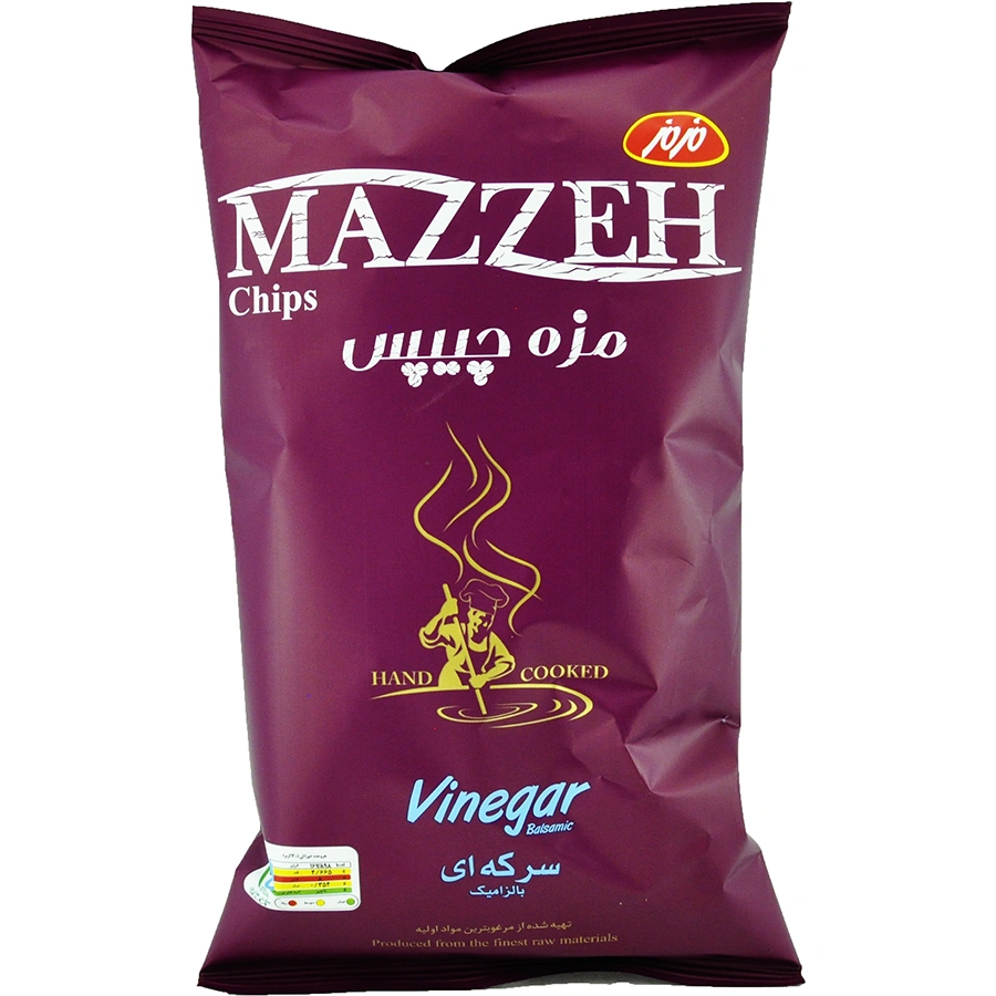 مزه چیپس متوسط سرکه بالزامیک 70 گرم مزمز