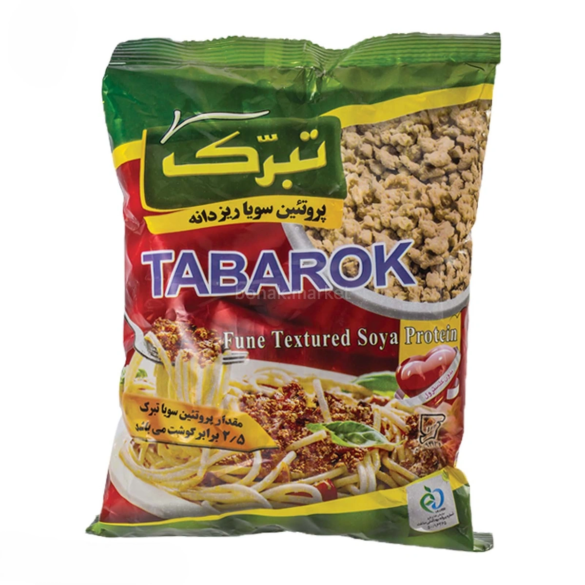 پروتئین سویا 230گرم تبرک