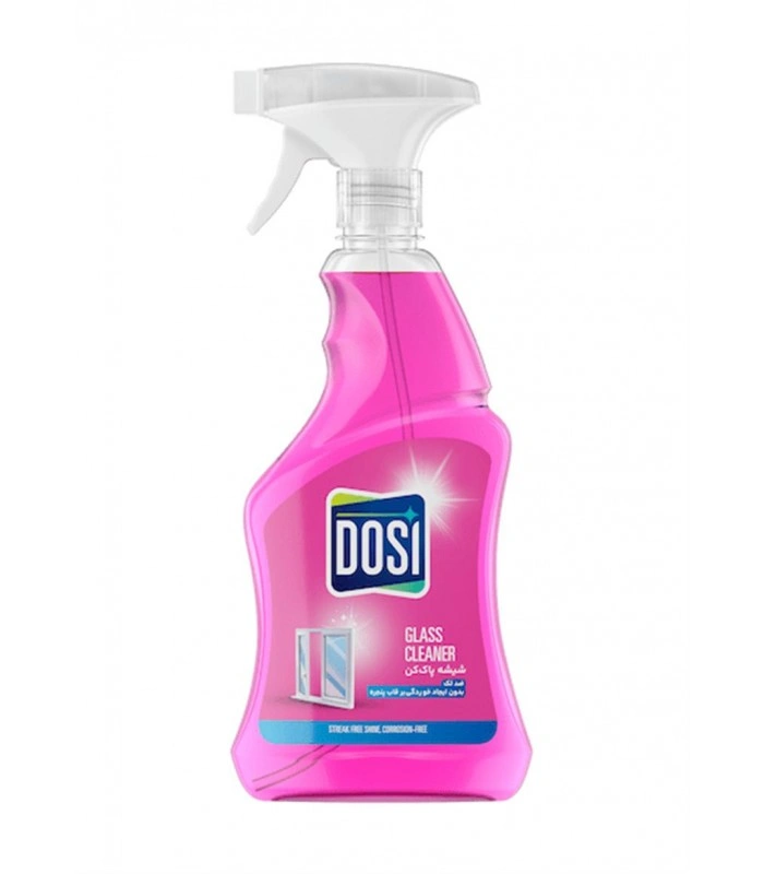 شیشه پاک کن ضد لک صورتی 450گرم دوسی