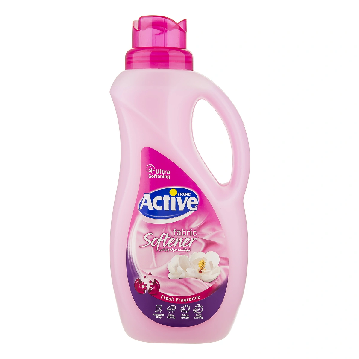 نرم کننده حوله و لباس 1500میلی صورتی اکتیو