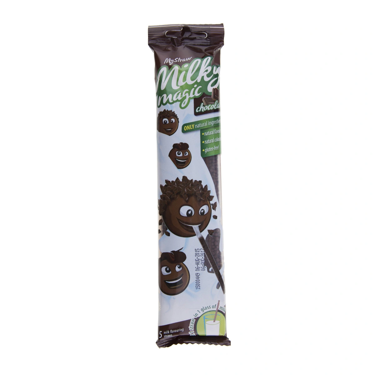 نی شیر شکلات موز 5عددی مای میلک